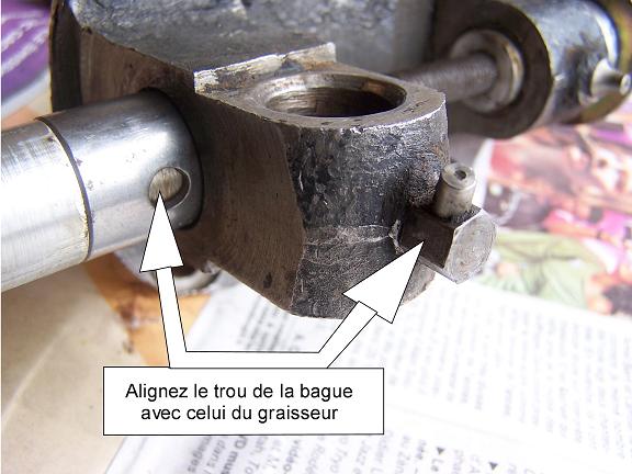Dmontage de la bague
